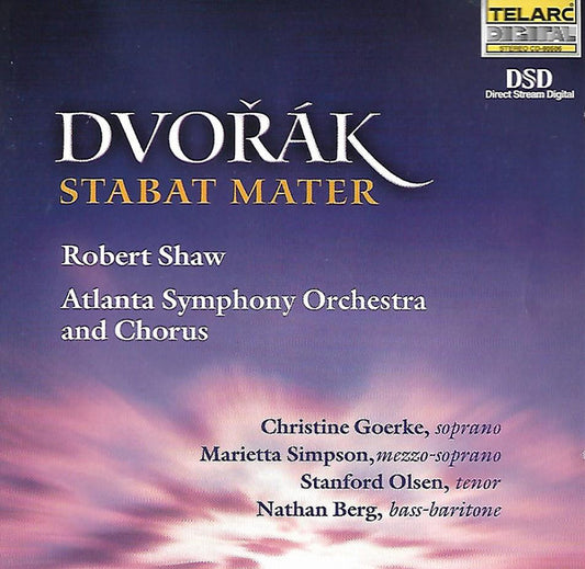 Antonín Dvořák, Robert Shaw, Atlanta Symphony Orchestra & Atlanta Symphony Chorus : Stabat Mater (2xCD, DSD)