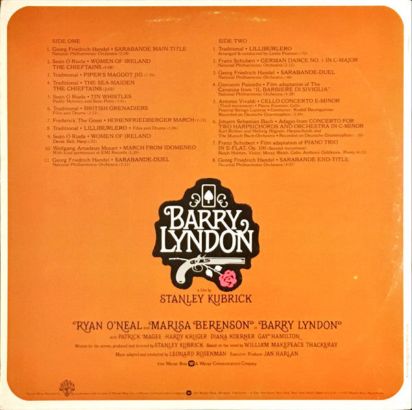 Various : Music From The Soundtrack Of Barry Lyndon (LP, Album, San)