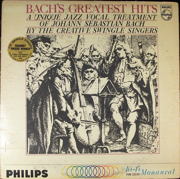 Les Swingle Singers : Bach's Greatest Hits (LP, Mono)