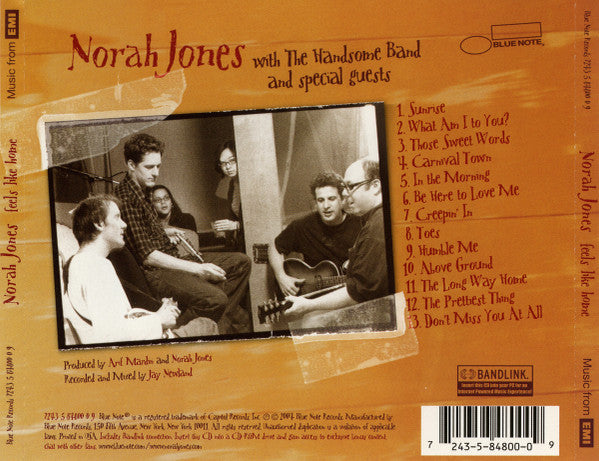 Norah Jones : Feels Like Home (CD, Album, Enh,  Ci)