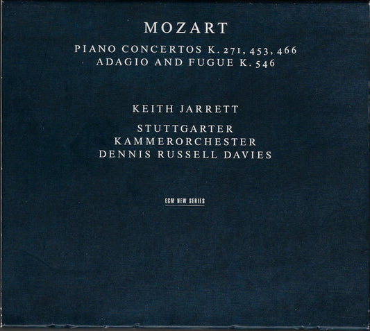 Wolfgang Amadeus Mozart, Keith Jarrett, Stuttgarter Kammerorchester, Dennis Russell Davies : Piano Concertos K. 271, 453, 466 / Adagio And Fugue K. 546 (2xCD, Album)