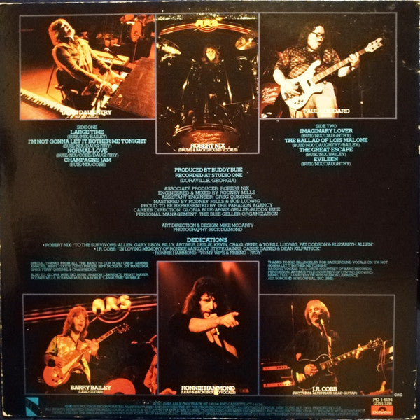 Atlanta Rhythm Section : Champagne Jam (LP, Album, Club)