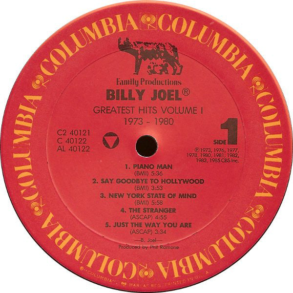 Billy Joel : Greatest Hits Volume I & Volume II (2xLP, Comp, Car)