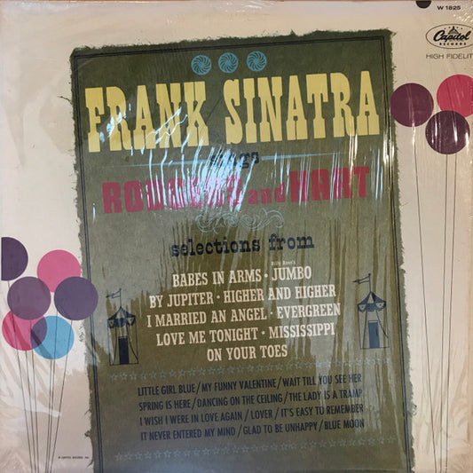 Frank Sinatra : Sings Rodgers And Hart (LP, Comp, Mono, Scr)