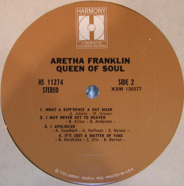 Aretha Franklin : Queen Of Soul (LP, Comp)