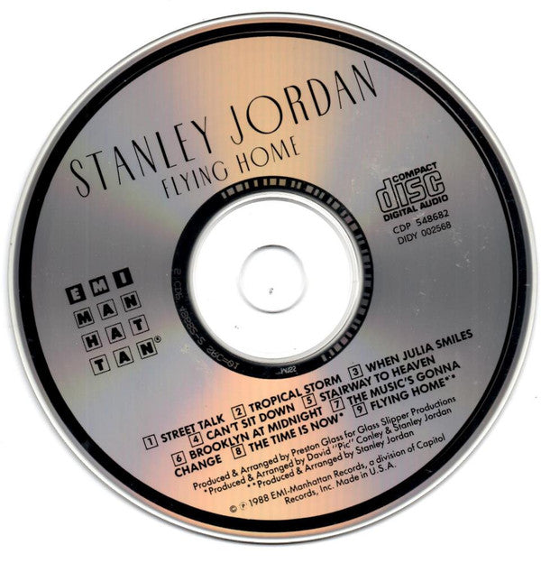 Stanley Jordan : Flying Home (CD, Album, Club)