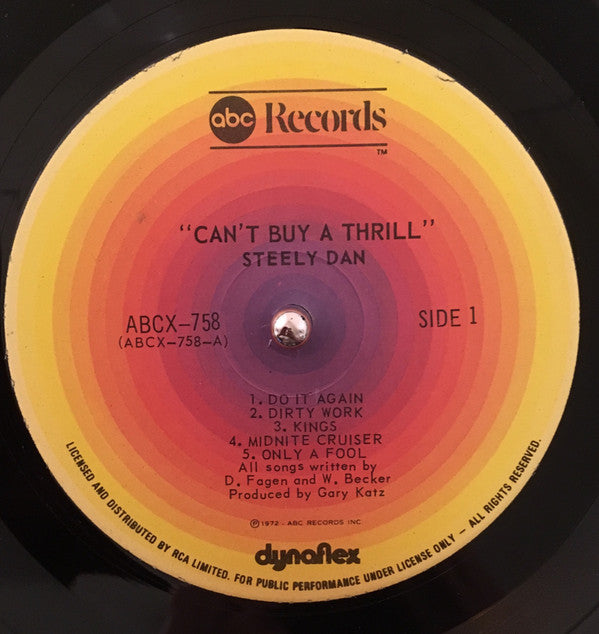 Steely Dan : Can't Buy A Thrill (LP, Album, Gat)