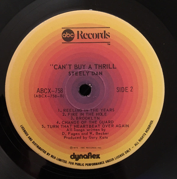 Steely Dan : Can't Buy A Thrill (LP, Album, Gat)