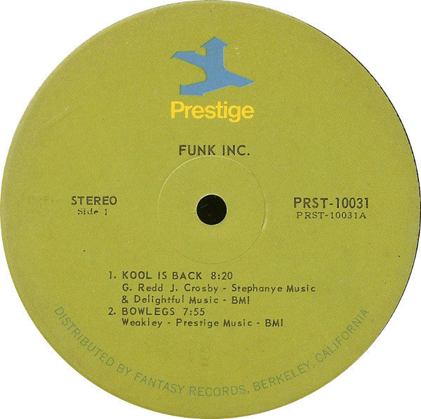 Funk Inc. : Funk Inc. (LP, Album)