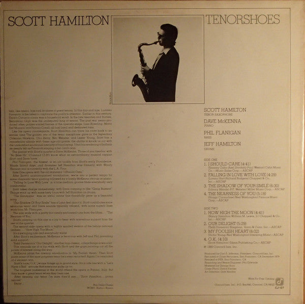 Scott Hamilton : Tenorshoes (LP, Album)