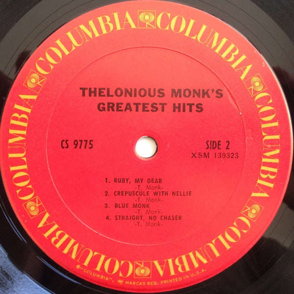 Thelonious Monk : Monk's Greatest Hits (LP, Comp, RE, Pit)