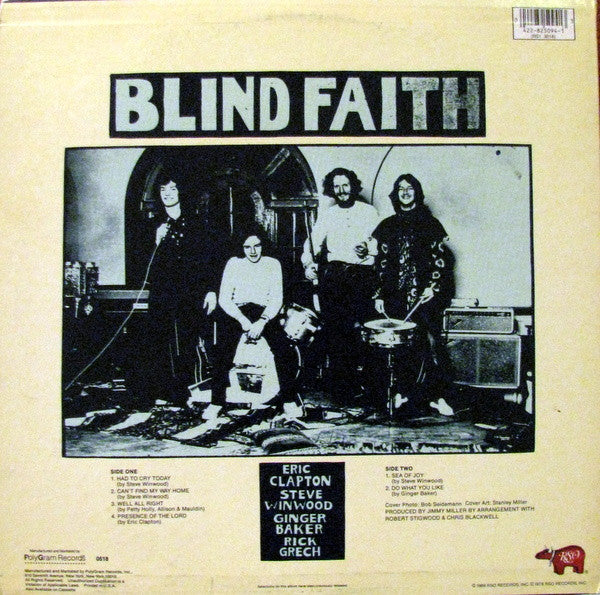 Buy Blind Faith : Blind Faith (LP, Album, RE, HRM) Online for a