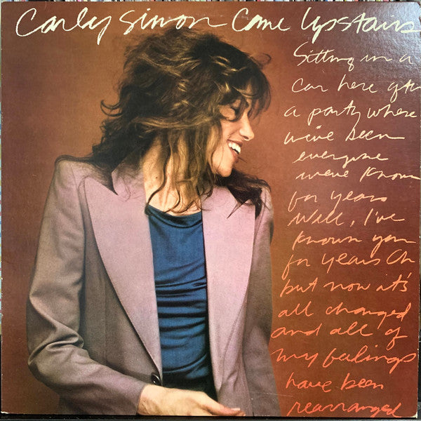 Carly Simon : Come Upstairs (LP, Album, Win)