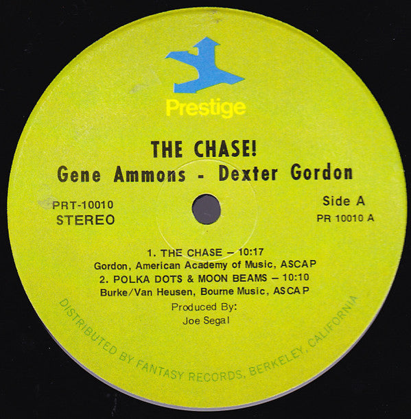 Gene Ammons & Dexter Gordon : The Chase! (LP, Album, RE)