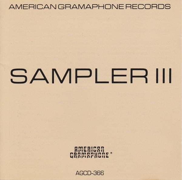 Various : Sampler III (CD, Smplr)