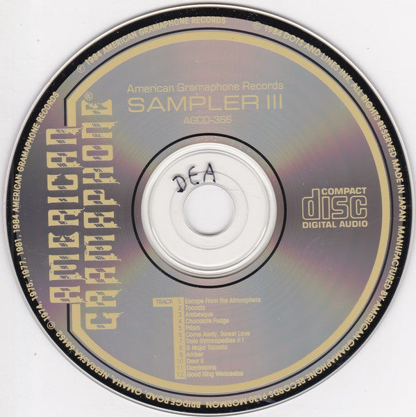 Various : Sampler III (CD, Smplr)