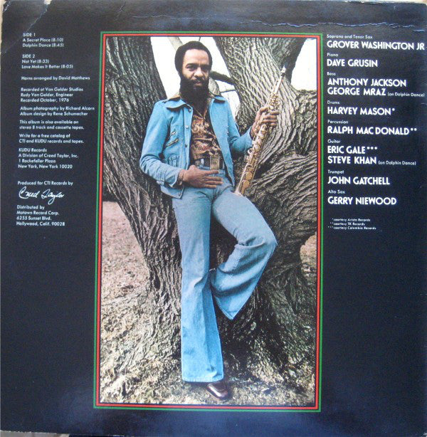 Grover Washington, Jr. : A Secret Place (LP, Album, San)