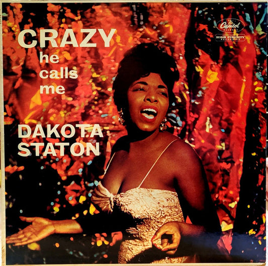 Dakota Staton : Crazy He Calls Me (LP, Album, Mono, RP, Sca)