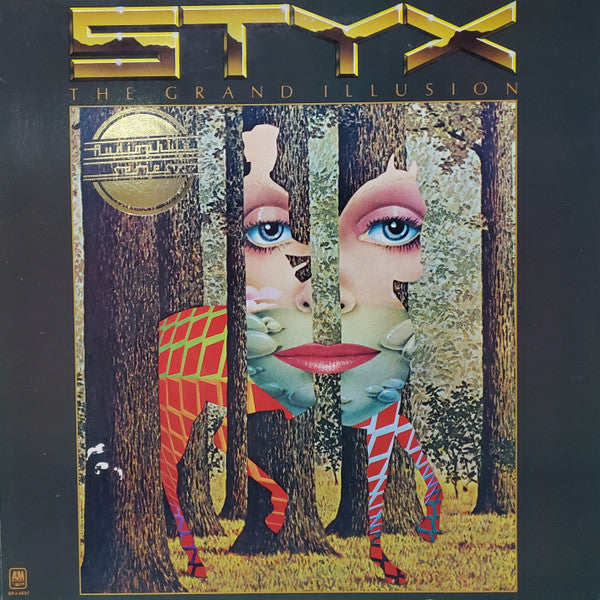 Styx : The Grand Illusion (LP, Album, Hal)