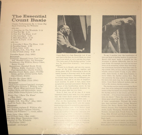 Count Basie : The Essential (LP, Comp, Gat)