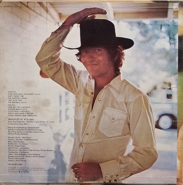 Mac Davis : Stop And Smell The Roses (LP, Album, San)