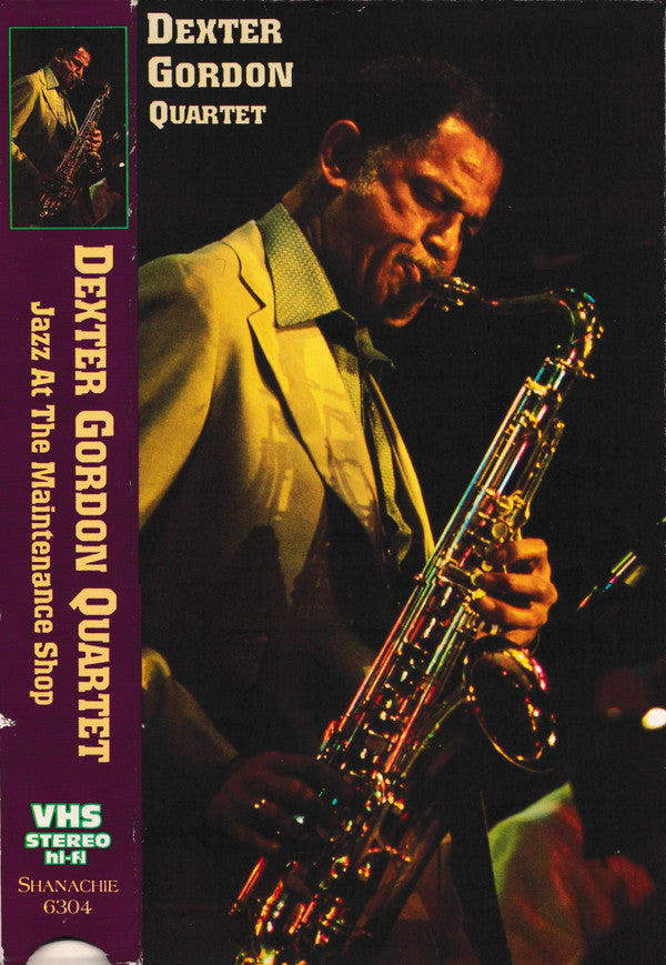 Dexter Gordon Quartet : Jazz At The Maintenance Shop (VHS, NTSC)