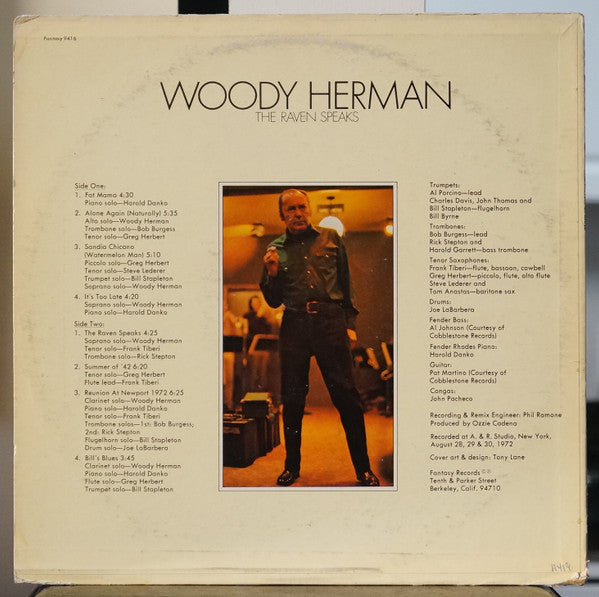 Woody Herman : The Raven Speaks (LP, Album)