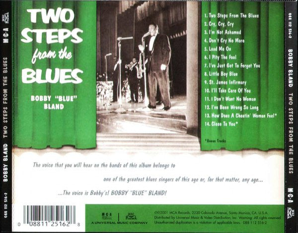 Bobby Bland : Two Steps From The Blues (CD, Album, RE, RM)