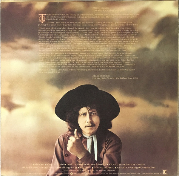 Arlo Guthrie : Amigo (LP, Album, Jac)
