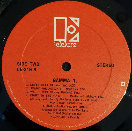 Gamma (5) : Gamma 1 (LP, Album, All)