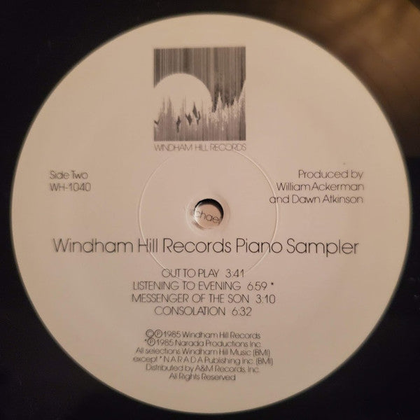 Various : Windham Hill Records Piano Sampler (LP)