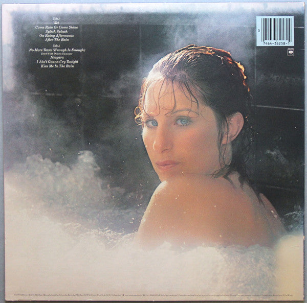 Barbra Streisand : Wet (LP, Album, Pit)