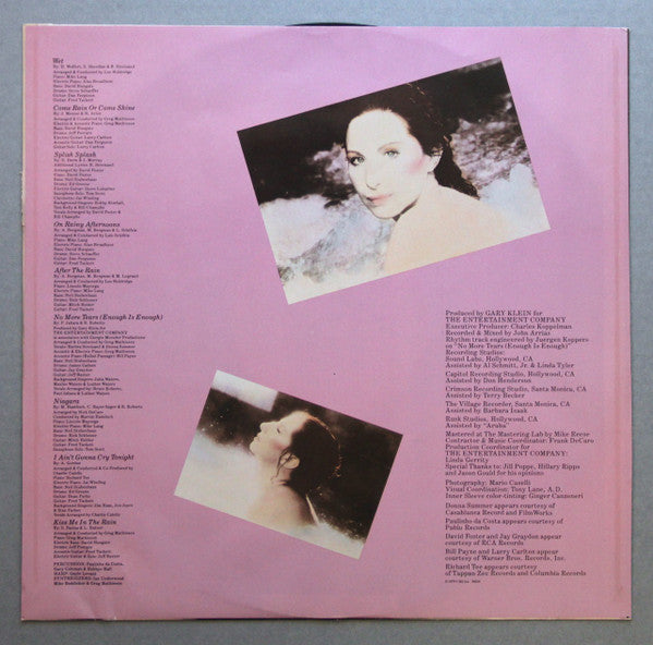 Barbra Streisand : Wet (LP, Album, Pit)