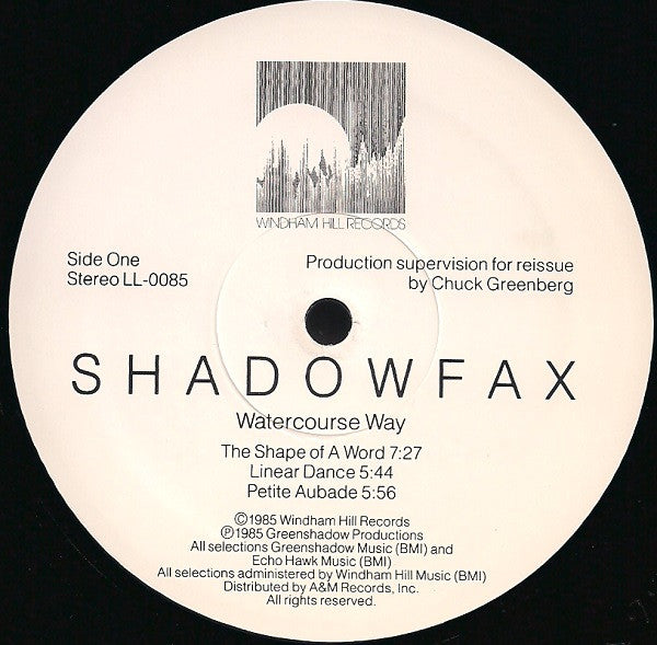 Shadowfax : Watercourse Way (LP, Album, RE, RM)