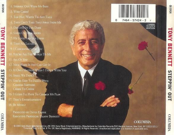 Tony Bennett : Steppin' Out (CD, Album)