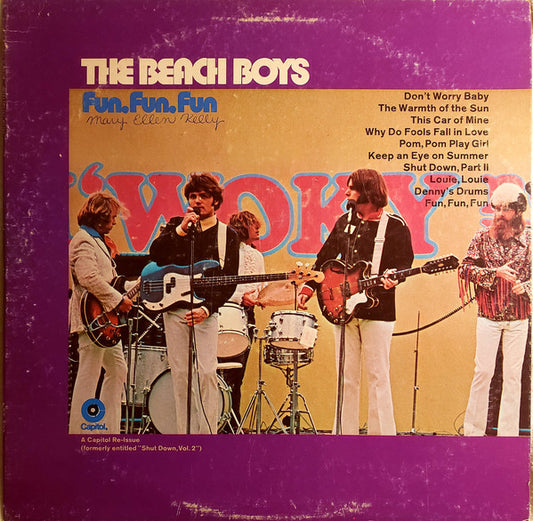 The Beach Boys : Fun, Fun, Fun (LP, Album, RE, Win)