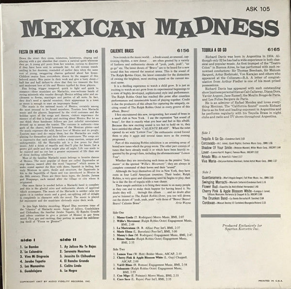 Mariachi Miguel Diaz, Richard Davis (21), Tequila Brass, The Ralph Robles Octet : Mexican Madness (3xLP, Comp, Box)