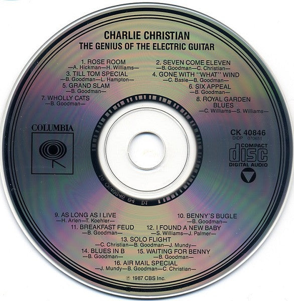 Charlie Christian : The Genius Of The Electric Guitar (CD, Comp, RM)