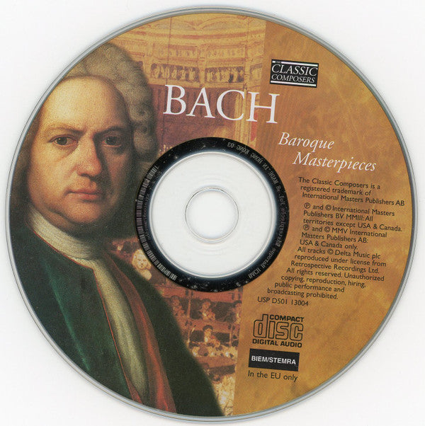 Johann Sebastian Bach : Baroque Masterpieces (CD, Comp)