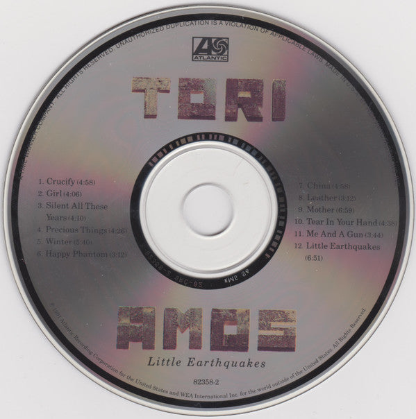 Tori Amos : Little Earthquakes (CD, Album, RE)