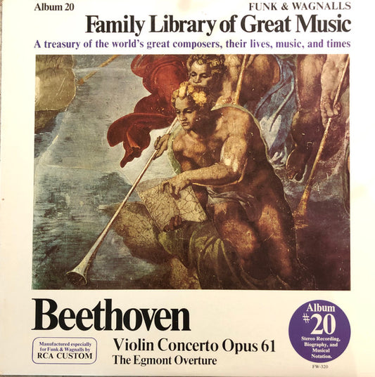 Ludwig van Beethoven : Violin Concerto Opus 61 / The Egmont Overture (LP)