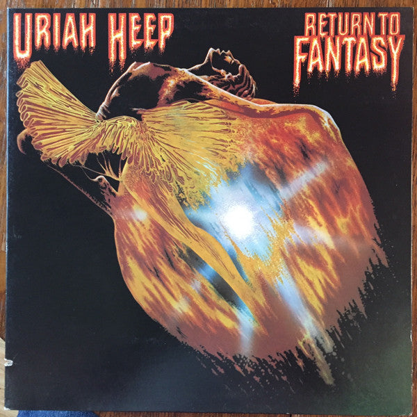 Uriah Heep : Return To Fantasy (LP, Album, Pit)