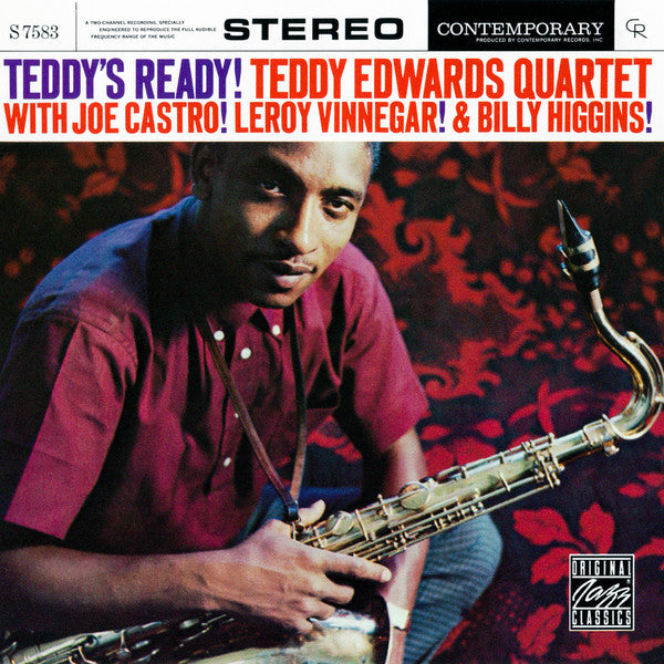 Teddy Edwards Quartet : Teddy's Ready! (CD, Album, RE, RM)