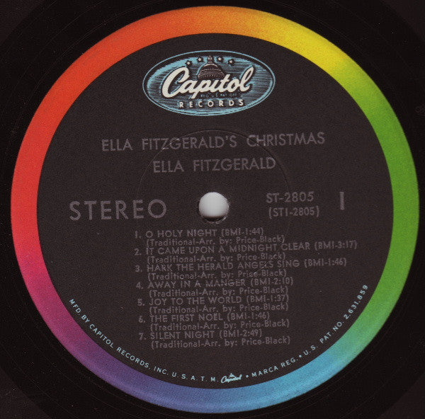 Ella Fitzgerald : Ella Fitzgerald's Christmas (LP, Album)