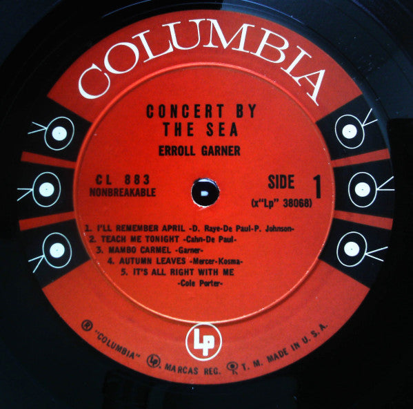 Erroll Garner : Concert By The Sea (LP, Album, Mono, Hol)