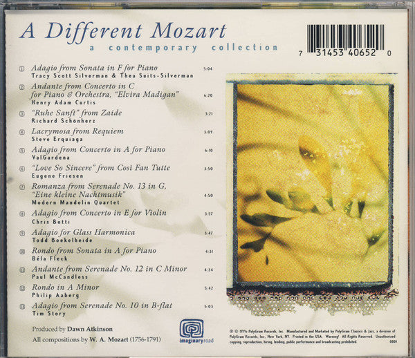 Various : A Different Mozart: A Contemporary Collection (CD, Comp)