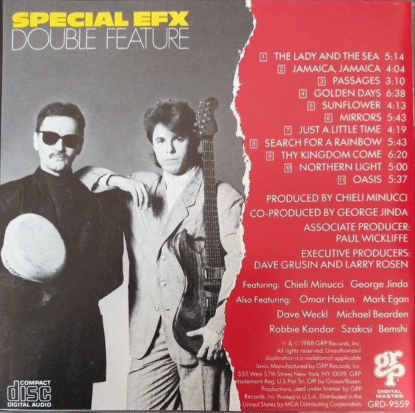 Special EFX : Double Feature (CD, Album)