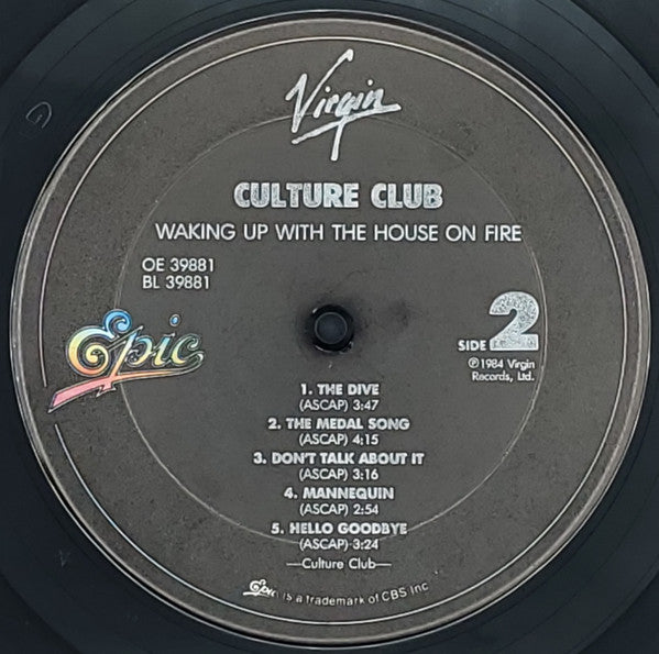 Culture Club : Waking Up With The House On Fire (LP, Album, Car)