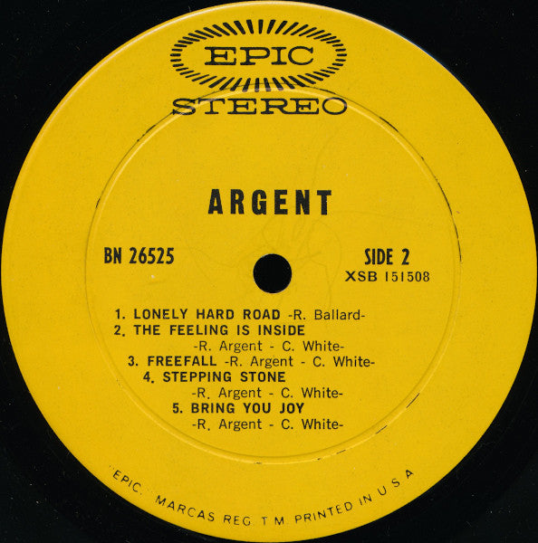 Argent : Argent (LP, Album, Ter)