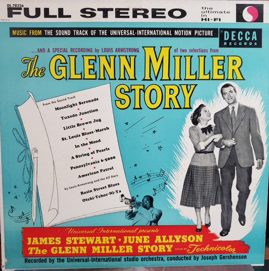 The Universal-International Orchestra / Louis Armstrong And His All-Stars : The Glenn Miller Story (LP, Album, RE, RP)